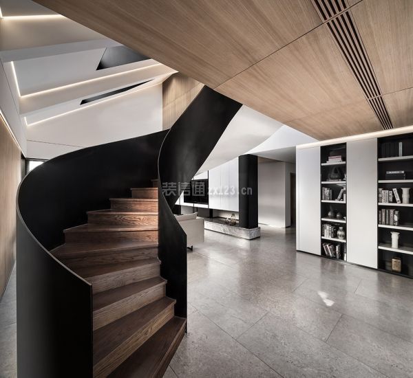 現代極簡風格樓梯裝修效果圖